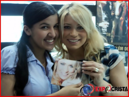 Elaine de Jesus  e eu....( visita a EXPO CRISTÃ)